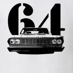 1964 Chevelle Grill View With Year Light Color Shirt