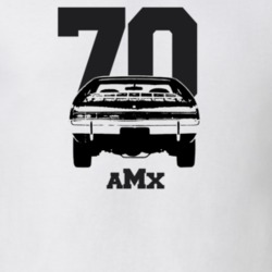 1970 AMX Rear View With Year And Model Light Color T Shirt