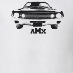 1970 AMX Grill View With Model Light Color T Shirt
