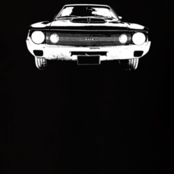 1970 AMX Grill View Dark Color T Shirt