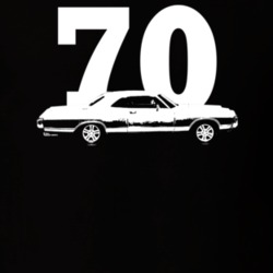 1970 Polara Side View With Year Dark Color T Shirt