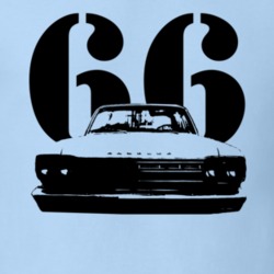 1966 Rambler Classic Grill View With Year Light Color T Shirt