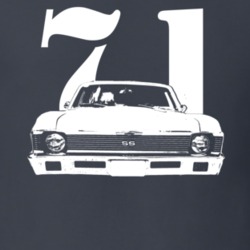 1971 Nova Grill View Wtih Year Dark T Shirt