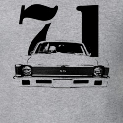 1971 Nova Grill View With Year Light Color Shirt