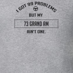 I Got 99 Problems But My 1973 Grand Am Ain't One Funny T Shirt