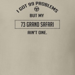 I Got 99 Problems But My 1973 Grand Safari Ain't One Funny T Shirt