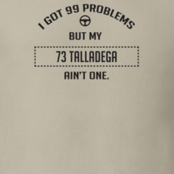 I Got 99 Problems But My 1973 Talladega Ain't One Funny T Shirt