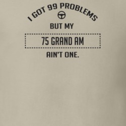 I Got 99 Problems But My 1975 Grand Am Ain't One Funny T Shirt
