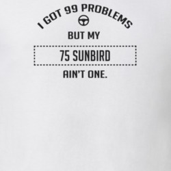 I Got 99 Problems But My 1975 Sunbird Ain't One Funny T Shirt