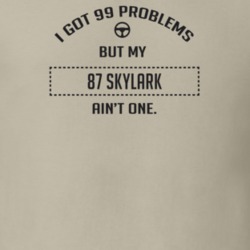 I Got 99 Problems But My 1987 Skylark Ain't One Funny T Shirt