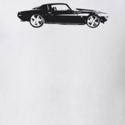 1971 Camaro Side View Light Color T Shirt
