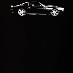 1971 Camaro Side View Dark Color T Shirt
