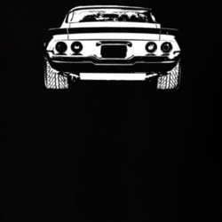 1971 Camaro Rear View Dark Color T Shirt