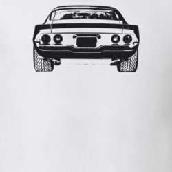 1971 Camaro Rear View Light Color T Shirt