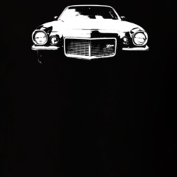 1971 Camaro Grill View Dark Color T Shirt
