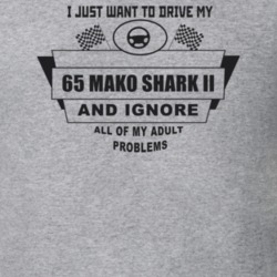 I Just Want To Drive My 1965 Mako Shark Ii And Ignore All My Adult Pro