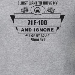 I Just Want To Drive My 1971 F-100 And Ignore All My Adult Problems Fu