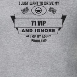 I Just Want To Drive My 1971 Vip And Ignore All My Adult Problems Funn