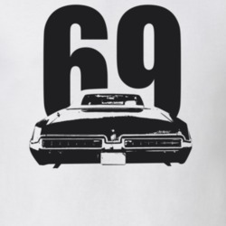 1969 Wildcat Rear View With Year Light Color T Shirt