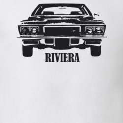 1971 Riviera Grill View With Model Light Color T Shirt