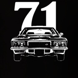 1971 Riviera Grill View With Year Dark Color T Shirt