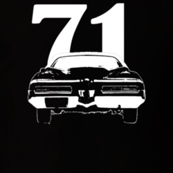 1971 Riviera Rear View With Year Dark Color T Shirt
