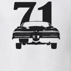 1971 Riviera Rear View With Year Light Color T Shirt