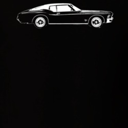 1971 Riviera Side View Dark Color T Shirt