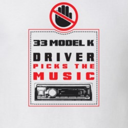 1933 Model K Driver Picks The Music Funny T Shirt