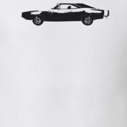 1970 Charger Side View Light Color T Shirt