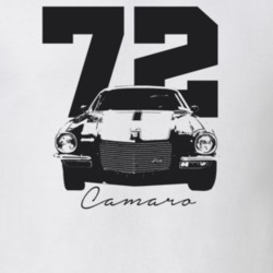 1972 Camaro Grill View With Year And Model Light Color T Shirt