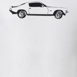 1972 Camaro Side View Light Color T Shirt