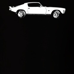 1972 Camaro Side View Dark Color T Shirt