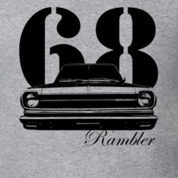 1968 Rambler Grill View With Year and Model Light Color Shirt