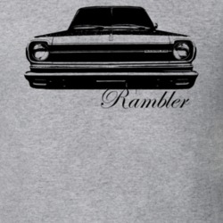1968 Rambler Grill View With Model Light Color T Shirt