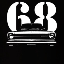 1968 Rambler Grill View With Year Dark T Shirt