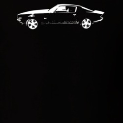 1973 Camaro Side View Dark Color T Shirt