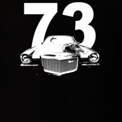 1973 Camaro Grill View With Year Dark Color T Shirt
