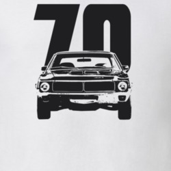 1970 Javelin Grill View With Year Light Color T Shirt