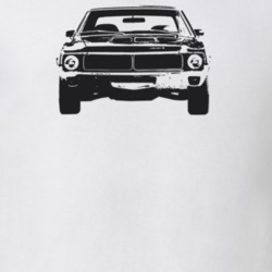 1970 Javelin Grill View Light Color T Shirt