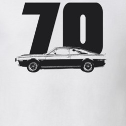 1970 Javelin Side View With Year Light Color T Shirt