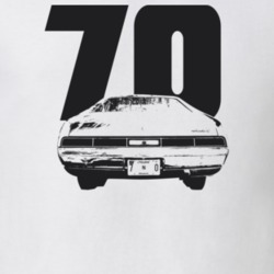 1970 Javelin Rear View With Year Light Color T Shirt