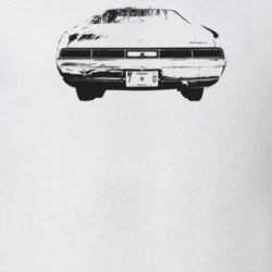 1970 Javelin Rear View Light Color T Shirt
