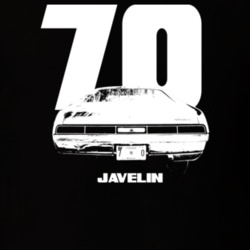1970 Javelin Rear View With Year and Model Dark Color T Shirt