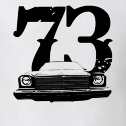 1973 GMC Sprint Grill View With Year Faded Look Light T Shirt