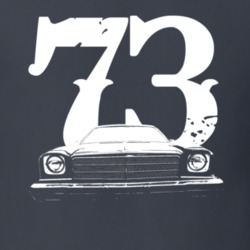 1973 GMC Sprint Grill View With Year Faded Look Dark T Shirt