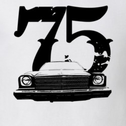 1975 GMC Sprint Grill View With Year Faded Look Light T Shirt