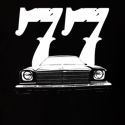 1977 GMC Sprint Grill View With Year Faded Look Dark T Shirt