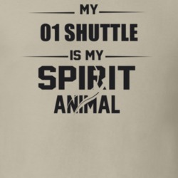 My 2001 Shuttle Is My Spirit Animal Funny T Shirt