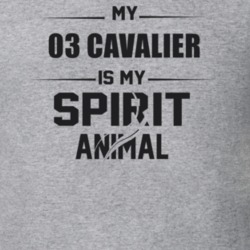 My 2003 Cavalier Is My Spirit Animal Funny T Shirt